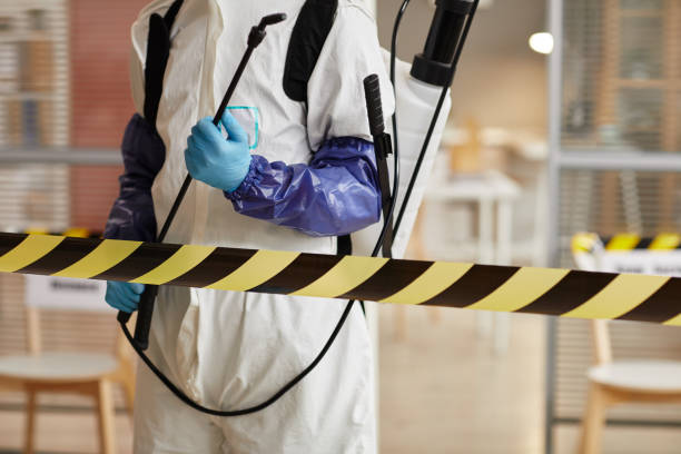 Professional Hoarding Cleanup technician working in Montague, NJ